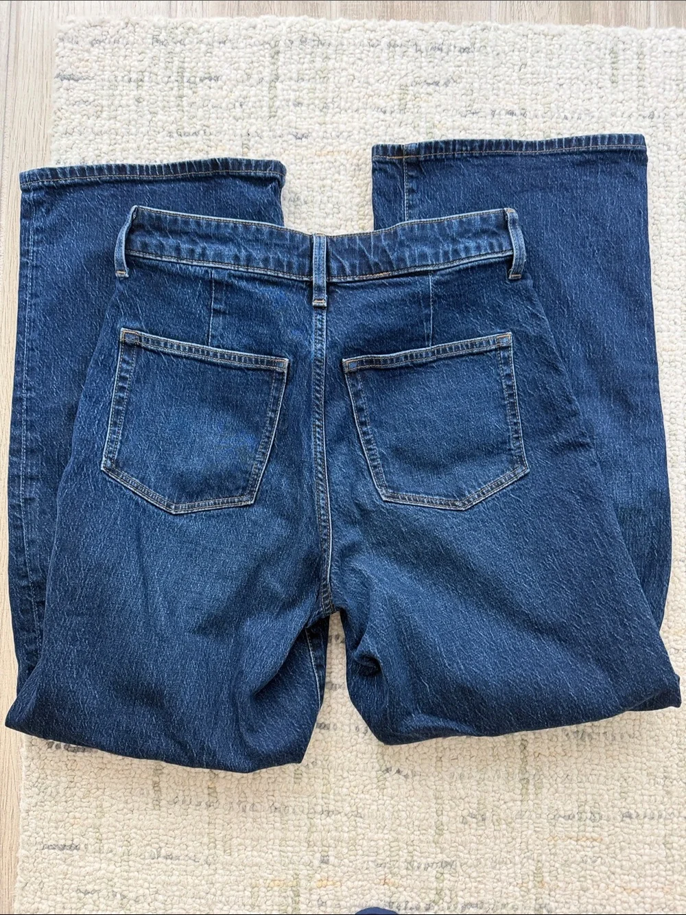 J. Crew Dark Wash Wide Leg Jeans